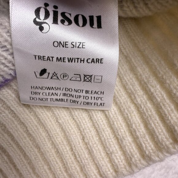 Gisou 2022 Holiday Limited Edition Ugly Christmas Sweater Womens OS Pastel - Picture 4 of 10